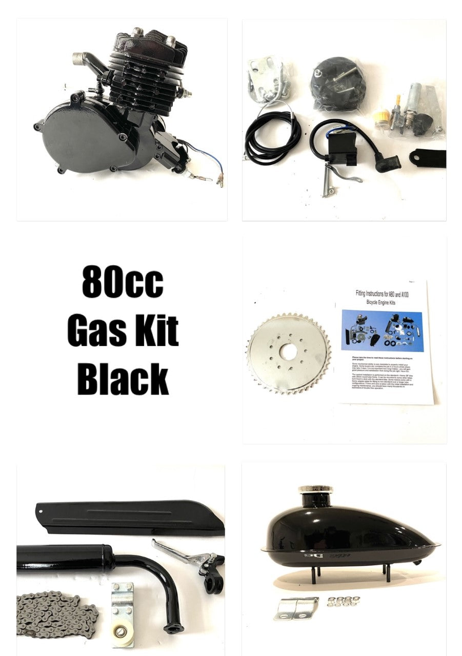 80cc 2 stroke motorized gas bike kit